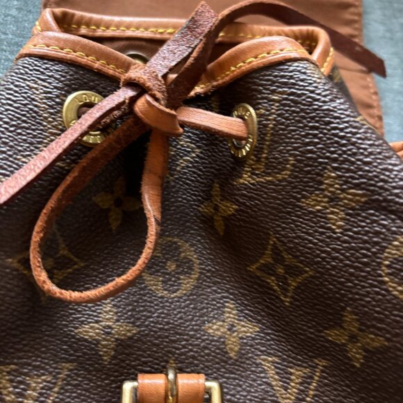 Authentic Louis Vuitton Monogram Backpack Montsouris - Picture 10 of 16